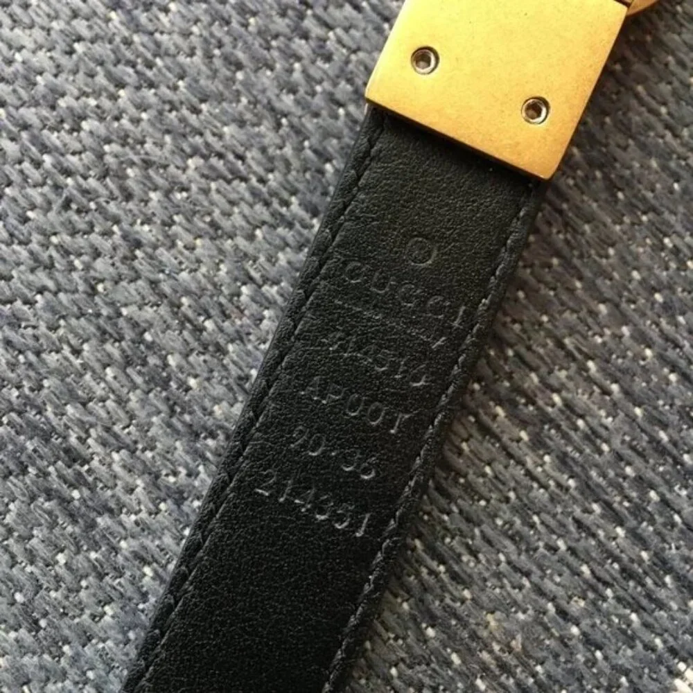 Gucci GG Marmont Reversible Thin Belt
